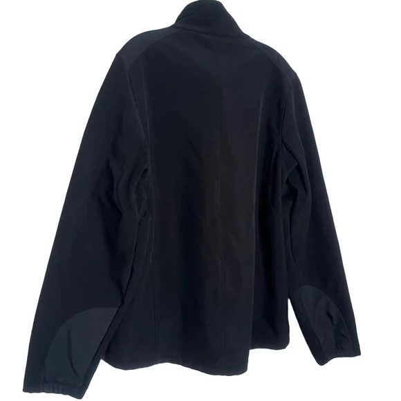 Black Diamond Black Full Zip Softshell Jacket Fleece Lined Outdoor Women Size XL - Picture 4 of 8